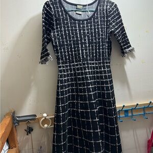 Taylor Monochrome Patterned Dress